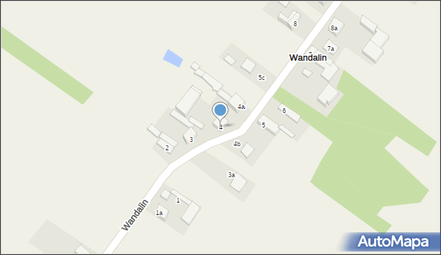 Wandalin, Wandalin, 4, mapa Wandalin