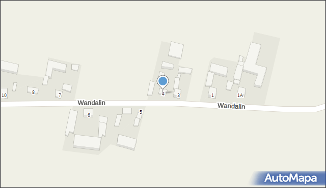 Wandalin, Wandalin, 4, mapa Wandalin