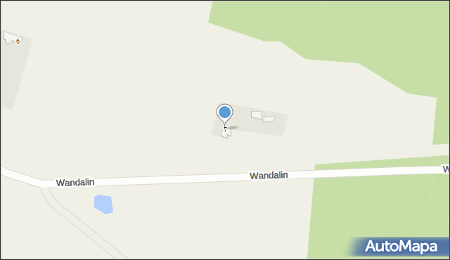 Wandalinek, Wandalinek, 7, mapa Wandalinek