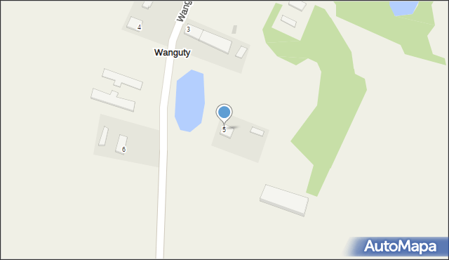 Wanguty, Wanguty, 5, mapa Wanguty