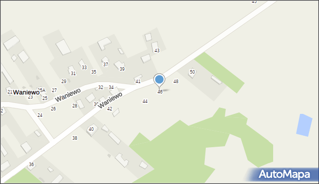 Waniewo, Waniewo, 46, mapa Waniewo