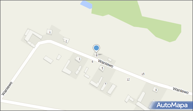 Waniewo, Waniewo, 4, mapa Waniewo