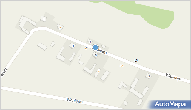 Waniewo, Waniewo, 5, mapa Waniewo