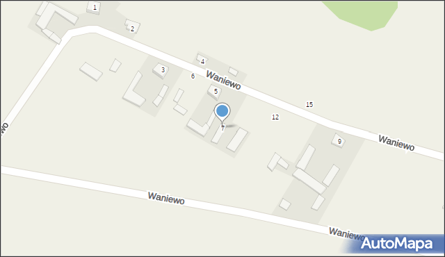 Waniewo, Waniewo, 7, mapa Waniewo