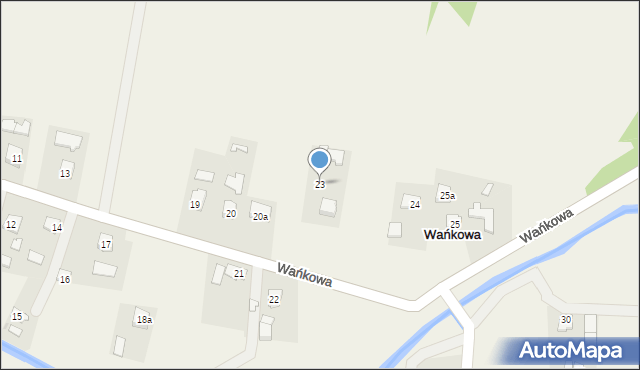 Wańkowa, Wańkowa, 23, mapa Wańkowa