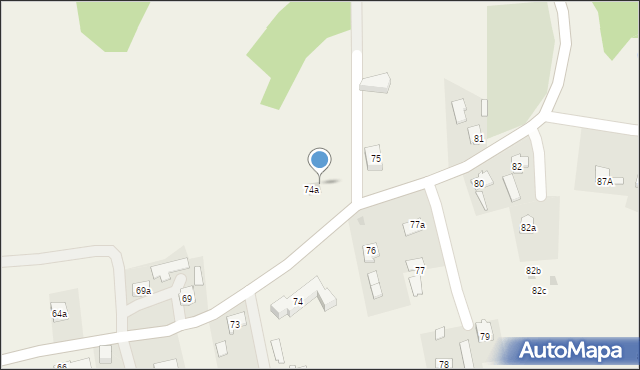 Wańkowa, Wańkowa, 74b, mapa Wańkowa