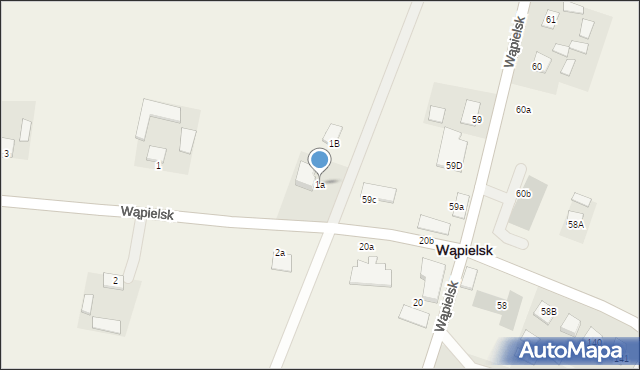 Wąpielsk I, Wąpielsk I, 1a, mapa Wąpielsk I