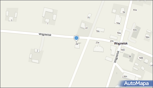 Wąpielsk I, Wąpielsk I, 2a, mapa Wąpielsk I