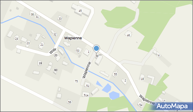 Wapienne, Wapienne, 39, mapa Wapienne
