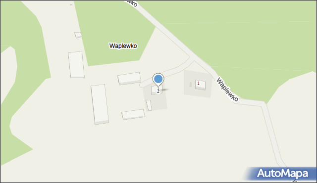 Waplewko, Waplewko, 2, mapa Waplewko