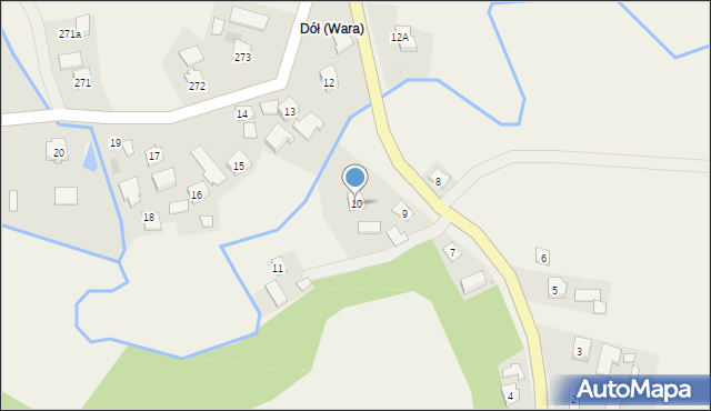 Wara, Wara, 10, mapa Wara