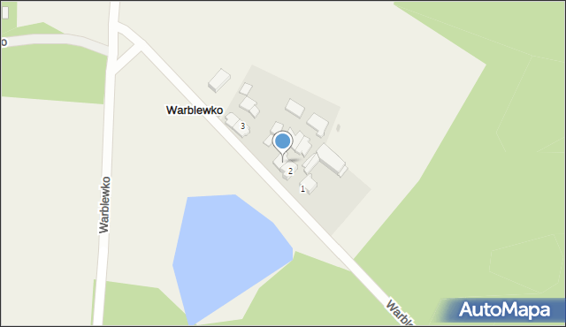 Warblewko, Warblewko, 2b, mapa Warblewko