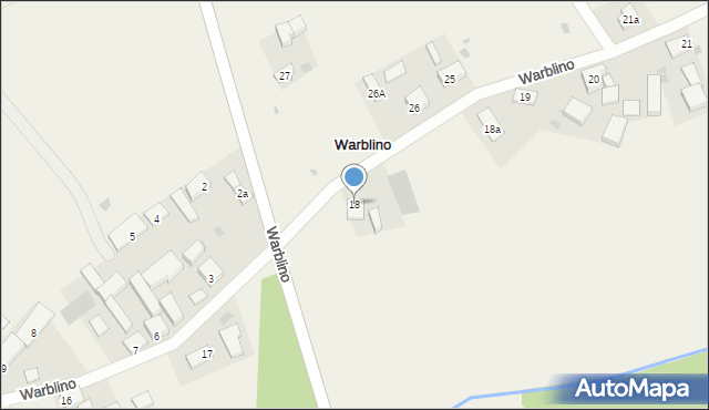 Warblino, Warblino, 18, mapa Warblino