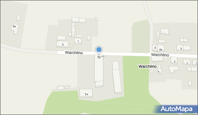 Warchlino, Warchlino, 5b, mapa Warchlino