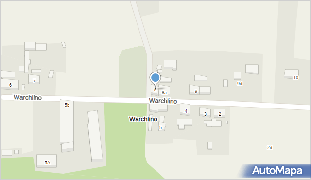 Warchlino, Warchlino, 8, mapa Warchlino