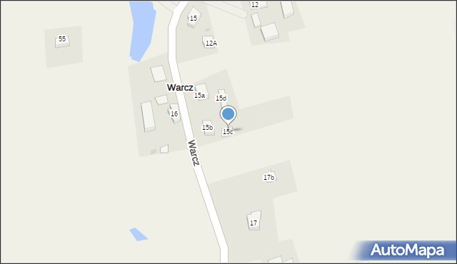 Warcz, Warcz, 15c, mapa Warcz