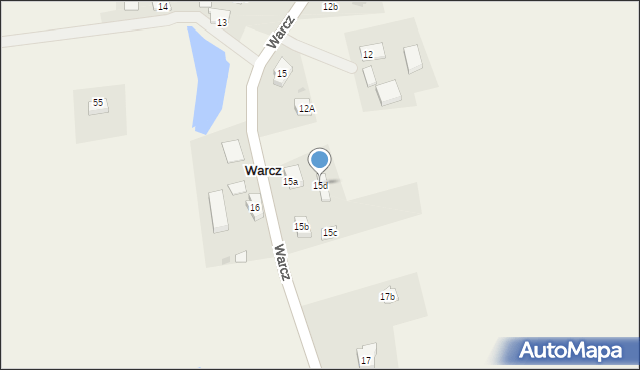 Warcz, Warcz, 15d, mapa Warcz