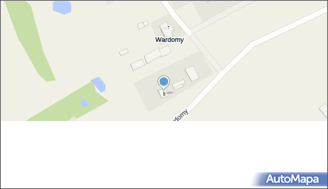 Wardomy, Wardomy, 8, mapa Wardomy