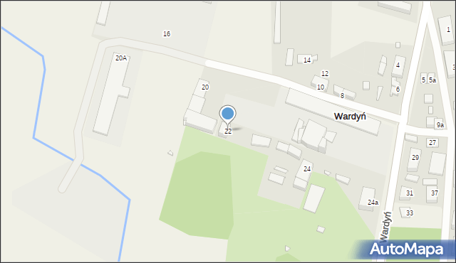 Wardyń, Wardyń, 22, mapa Wardyń