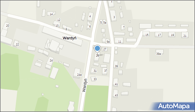 Wardyń, Wardyń, 29, mapa Wardyń