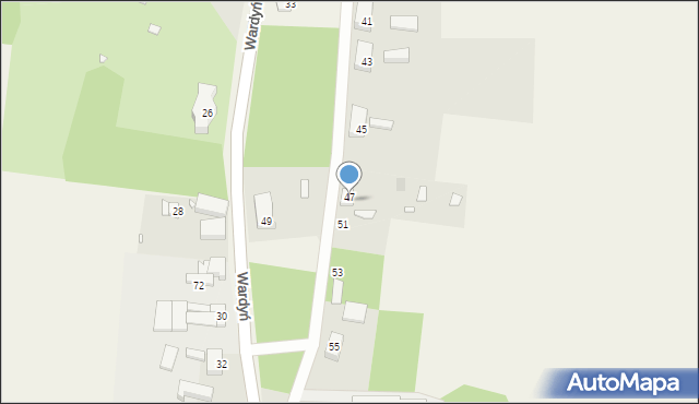 Wardyń, Wardyń, 6A, mapa Wardyń