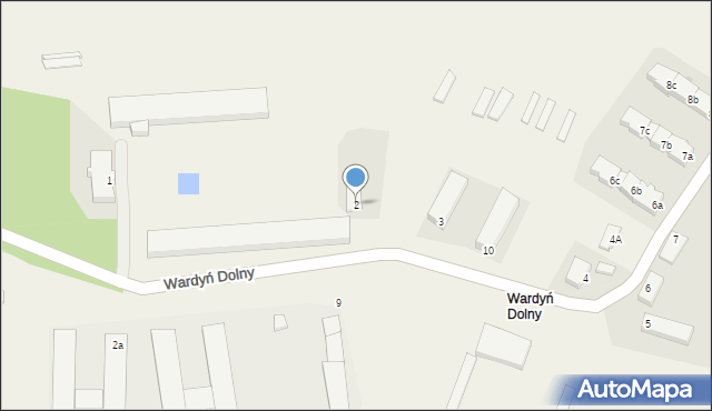 Wardyń Dolny, Wardyń Dolny, 2, mapa Wardyń Dolny