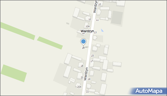 Wardzyn, Wardzyn, 16, mapa Wardzyn