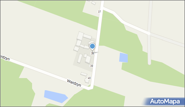 Wardzyn, Wardzyn, 38, mapa Wardzyn