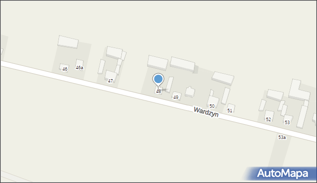 Wardzyn, Wardzyn, 48, mapa Wardzyn