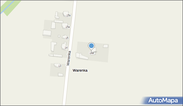 Warenka, Warenka, 14a, mapa Warenka