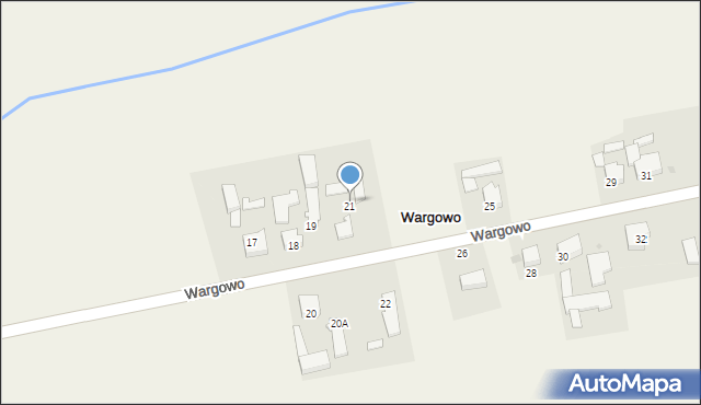 Wargowo, Wargowo, 21, mapa Wargowo