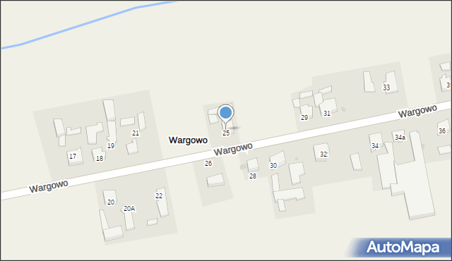 Wargowo, Wargowo, 25, mapa Wargowo