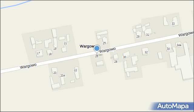 Wargowo, Wargowo, 26, mapa Wargowo