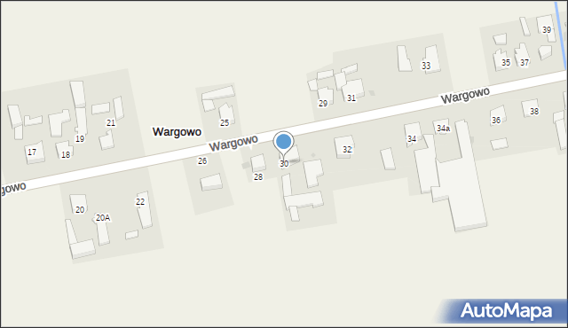 Wargowo, Wargowo, 30, mapa Wargowo