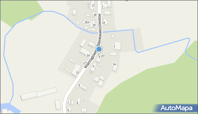 Warmątowice Sienkiewiczowskie, Warmątowice Sienkiewiczowskie, 3, mapa Warmątowice Sienkiewiczowskie