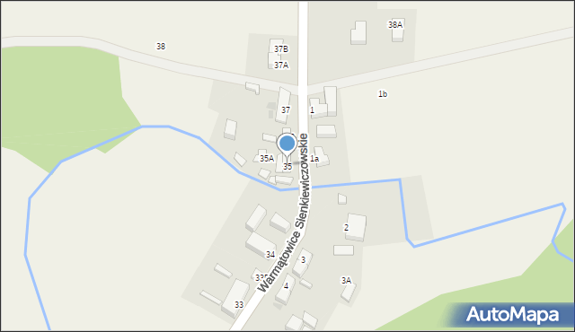 Warmątowice Sienkiewiczowskie, Warmątowice Sienkiewiczowskie, 35, mapa Warmątowice Sienkiewiczowskie