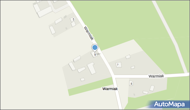 Warmiak, Warmiak, 6, mapa Warmiak