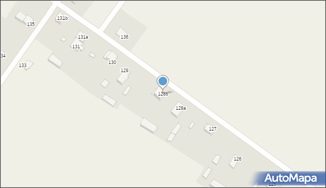 Warnice, Warnice, 128b, mapa Warnice