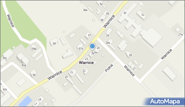Warnice, Warnice, 24, mapa Warnice