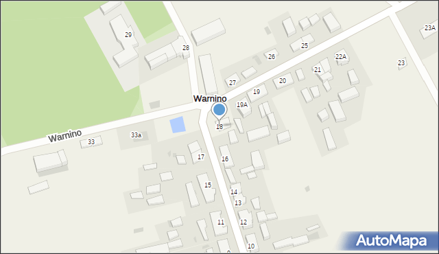 Warnino, Warnino, 18, mapa Warnino