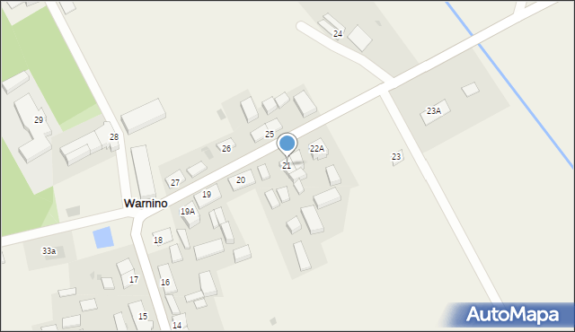Warnino, Warnino, 21, mapa Warnino