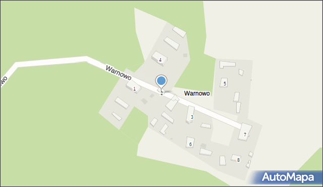 Warnowo, Warnowo, 2, mapa Warnowo