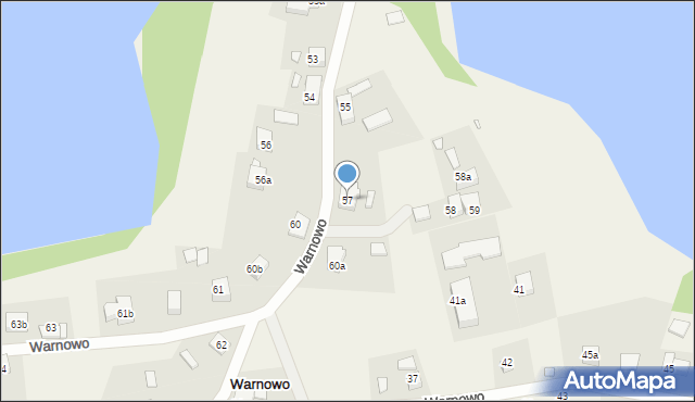 Warnowo, Warnowo, 57, mapa Warnowo