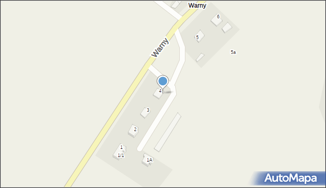 Warny, Warny, 4/2, mapa Warny