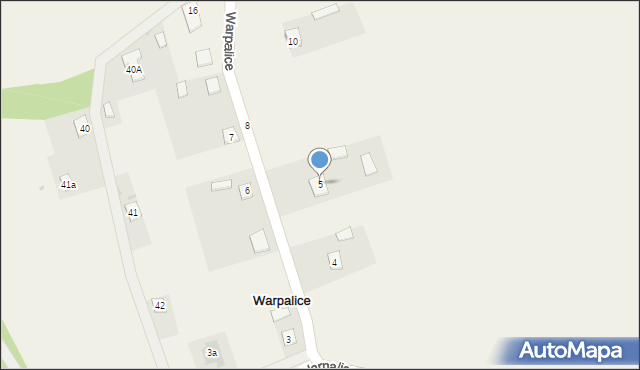 Warpalice, Warpalice, 5, mapa Warpalice