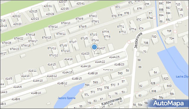 Warszawa, Wał Miedzeszyński, 414/26, mapa Warszawy