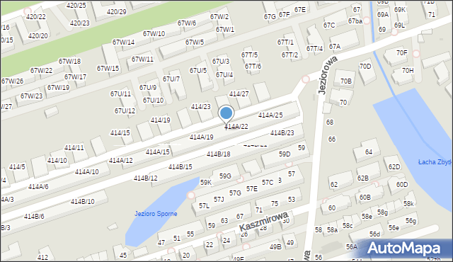 Warszawa, Wał Miedzeszyński, 414A/21, mapa Warszawy