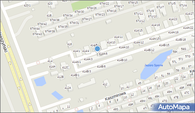 Warszawa, Wał Miedzeszyński, 414A/5, mapa Warszawy