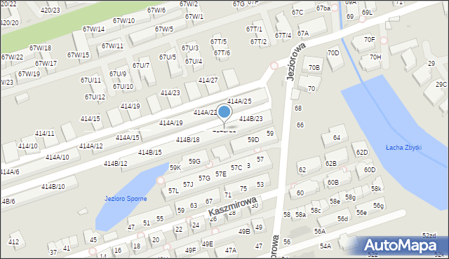 Warszawa, Wał Miedzeszyński, 414B/21, mapa Warszawy