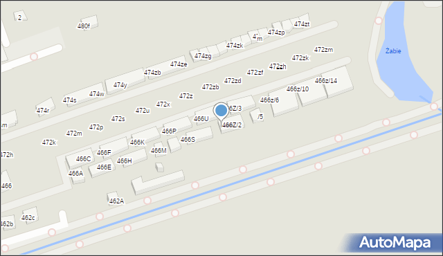 Warszawa, Wał Miedzeszyński, 466Z/1, mapa Warszawy